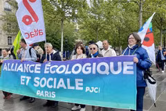 Vietnamitas y franceses se manifiestan en apoyo de la demanda de Tran To Nga. (Foto: VNA)