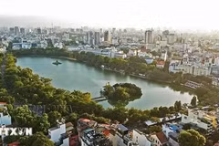 Hanoi a vista de pájaro (Foto: VNA)