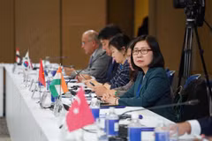 La directora general adjunta Doan Thi Tuyet Nhung en la reunión. (Fuente: VNA)
