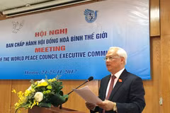 Celebran en Hanoi reunión del Comité Ejecutivo del Consejo Mundial de la Paz