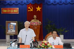 Líder partidista vietnamita pide a Ca Mau impulsar economía marítima 