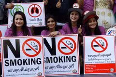 Tailandia aprueba ley de control del tabaco
