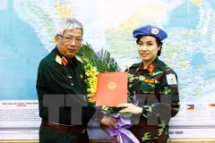 Vietnam envía primera oficial femenina a misiones de paz de ONU