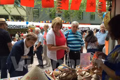 Impresionante “aldea de ASEAN” en festival cultural en Australia 