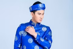 Realizan en Hanoi presentación artística de "Ao dai" para hombres