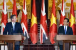 Concluye premier británico visita oficial a Vietnam