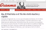Prensa cubana alaba a Vietnam a 75 años de su independencia