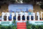 En la ceremonia de inauguración del festival (Fuente: VNA)