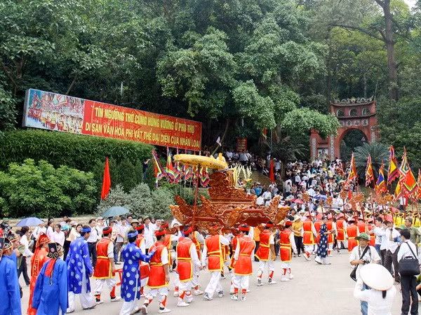 Celebrarán en Vietnam fiesta en honor a los reyes Hung ảnh 1