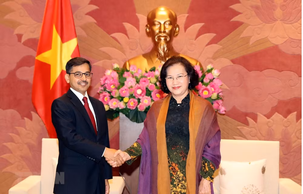 Reafirma Asamblea Nacional de Vietnam cooperación con Parlamento de la India ảnh 1