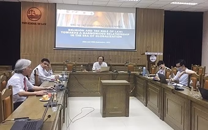 Celebran en Hanoi conferencia internacional sobre religión y estado de derecho ảnh 1