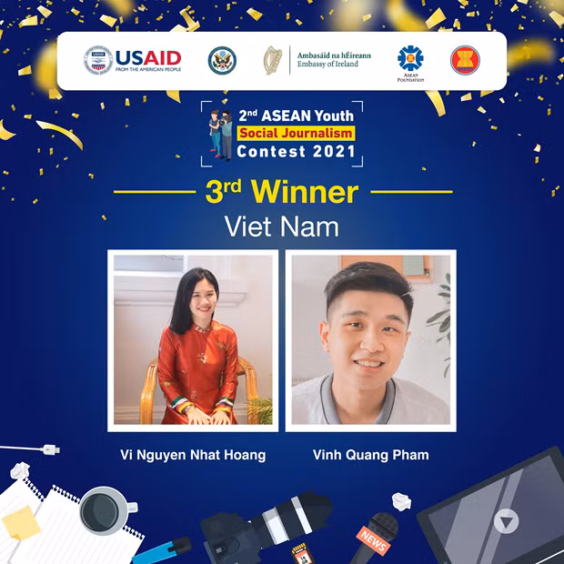Estudiantes vietnamitas en tercer premio en concurso regional de periodismo juvenil ảnh 1