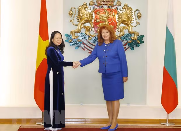Realiza vicepresidenta de Vietnam visita oficial a Bulgaria ảnh 1
