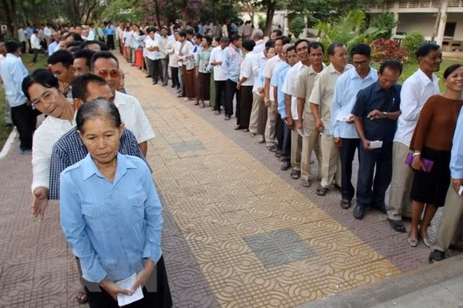 Camboya realiza toma de número de pedido para elecciones generales ảnh 1 Camboya realiza toma de número de pedido para elecciones generales ảnh 1
