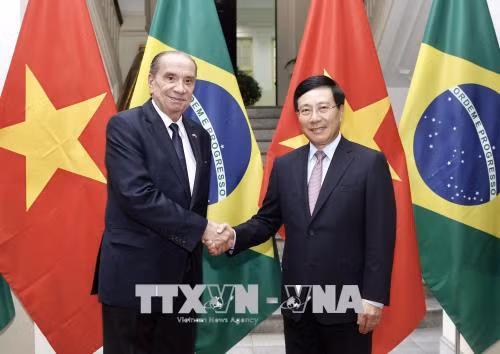 Canciller de Brasil realiza visita a Vietnam ảnh 1