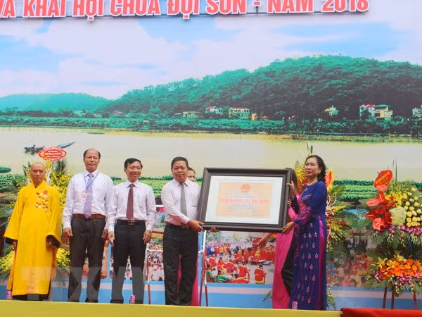 Reconocen pagoda de Doi Son como reliquia nacional especial ảnh 1