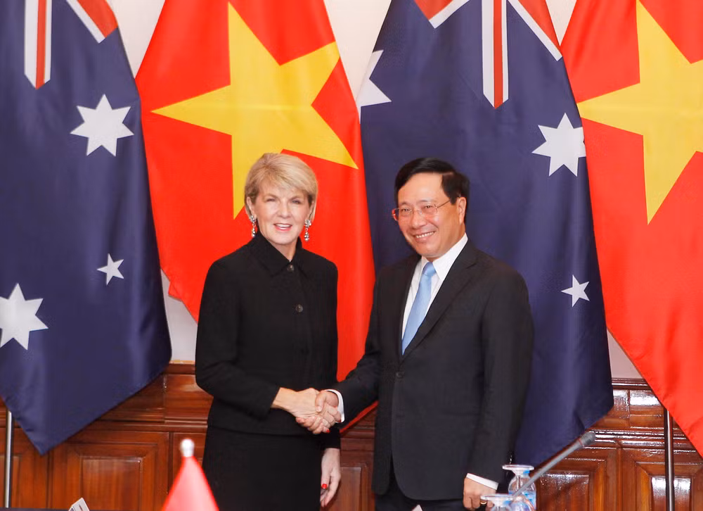 Efectúan primera reunión de cancilleres Vietnam-Australia ảnh 1