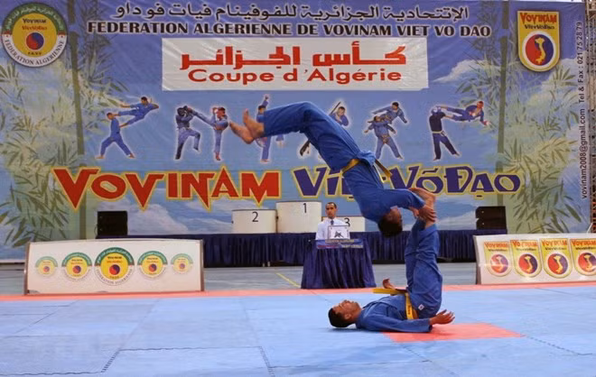 Concluye en Argelia competencia de arte marcial vietnamita Vovinam ảnh 1 Concluye en Argelia competencia de arte marcial vietnamita Vovinam ảnh 1