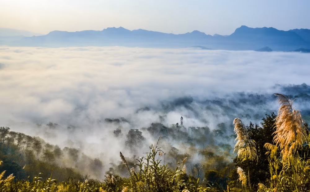 Mar de nubes en el paso Tang Quai ảnh 1