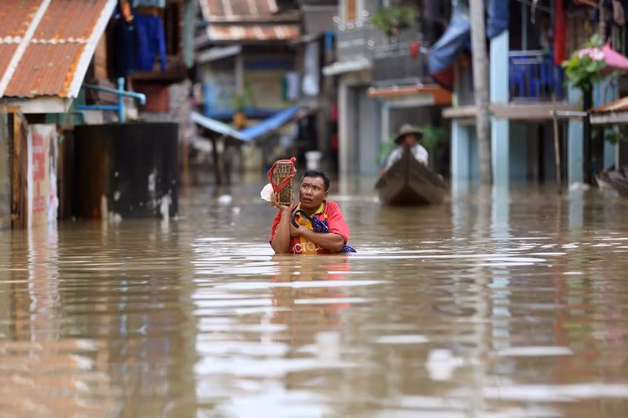 Myanmar: Evacúan a decenas a miles de personas por inundaciones ảnh 1