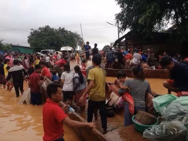 Al menos 28 fallecidos tras tras colapso de presa hidroeléctrica en Laos ảnh 1