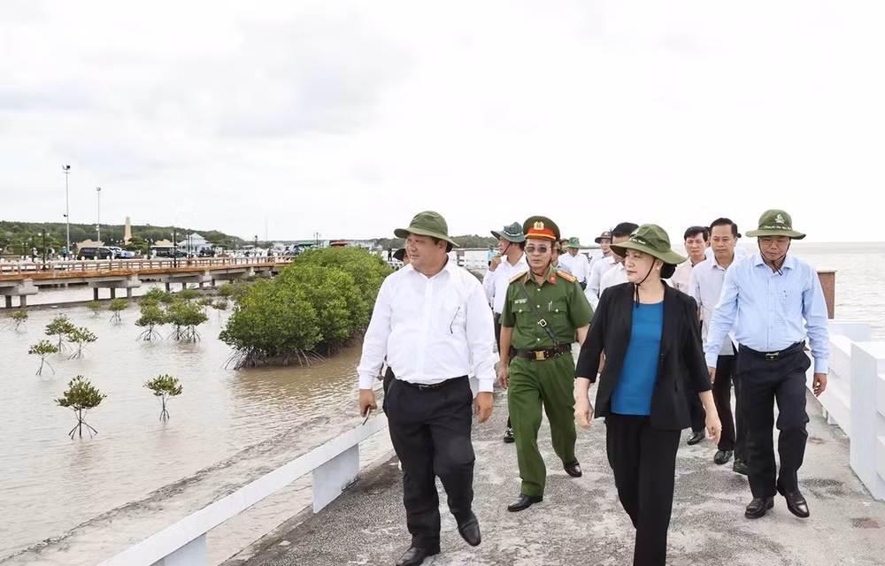Presidenta del Parlamento pide reforzar combate contra la erosión costera ảnh 1