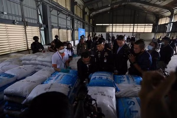Tailandia incauta más de 11 toneladas de drogas sintéticas ảnh 1