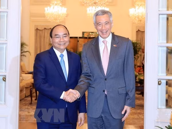 Vietnam y Singapur emiten Declaración Conjunta ảnh 1 Vietnam y Singapur emiten Declaración Conjunta ảnh 1