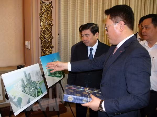 Grupo sudcoreano iniciará proyecto de zona residencial inteligente en Ciudad Ho Chi Minh ảnh 1
