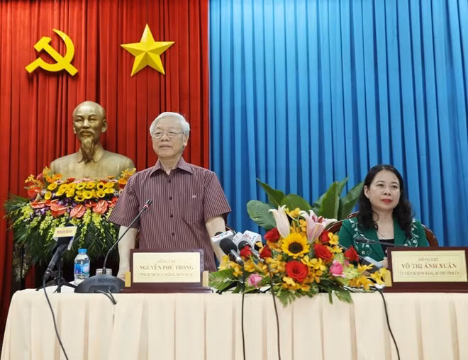 Secretario general del Partido visita An Giang ảnh 1
