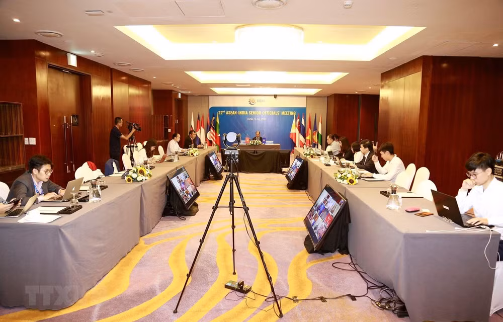 Efectúan Reunión de altos funcionarios ASEAN-India ảnh 1