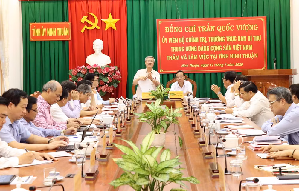 Permanente de Secretariado del PCV visita Ninh Thuan ảnh 1