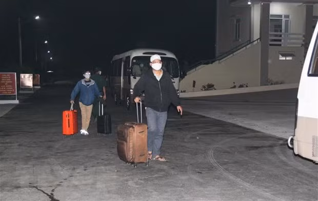 Repatrían a más de 240 vietnamitas varados en Singapur ảnh 1