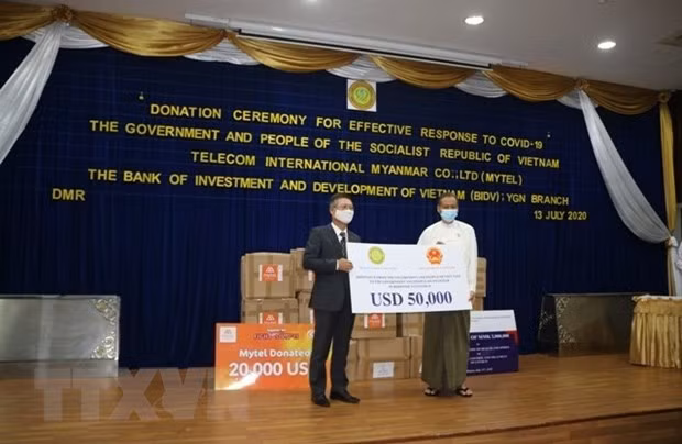 Apoya Vietnam a lucha contra COVID-19 en Myanmar ảnh 1