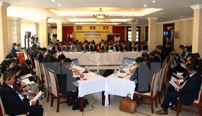 Celebran en Vietnam Reunión viceministerial del Triángulo de Desarrollo CLV ảnh 1