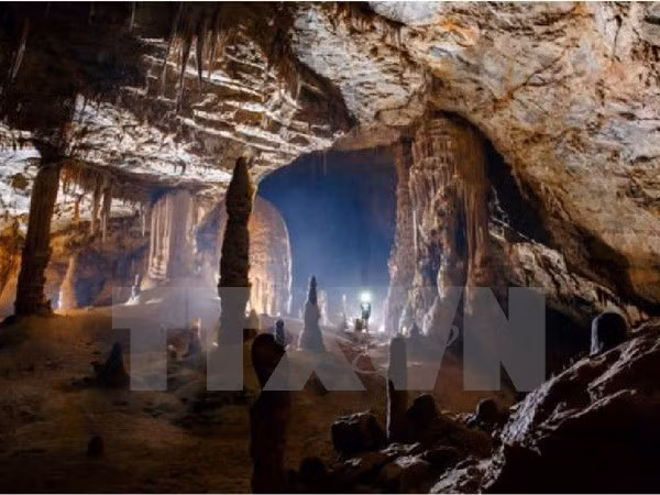 Descubren 58 grutas en la provincia vietnamita de Quang Binh ảnh 1