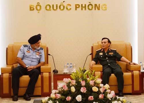 Entrenamiento - punto fuerte en lazos de defensa Vietnam-India ảnh 1
