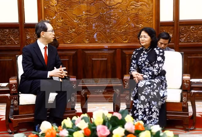 Vicepresidenta llama a inversiones japonesas en Vietnam ảnh 1