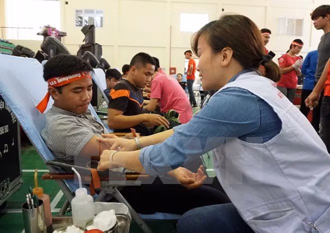 Campaña Recorrido Rojo 2017 prevé colectar 35 mil unidades de sangre en Vietnam ảnh 1