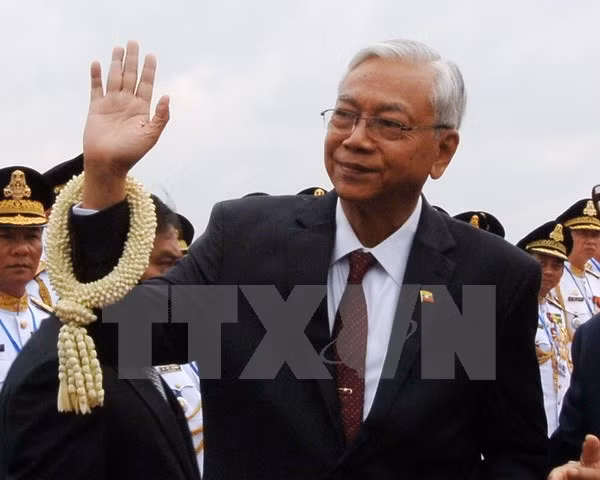 Presidente de Myanmar inicia visita a China ảnh 1