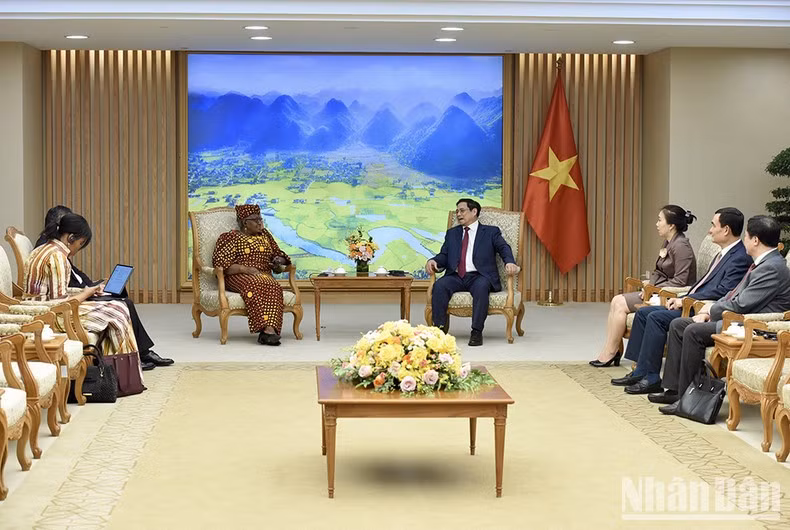 Visita de directora general de OMC eleva posición de Vietnam en arena internacional ảnh 1