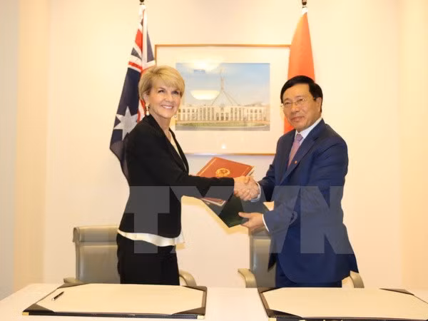 Vietnam es uno de socios clave de Australia en Asia-Pacífico, afirma canciller australiana ảnh 1