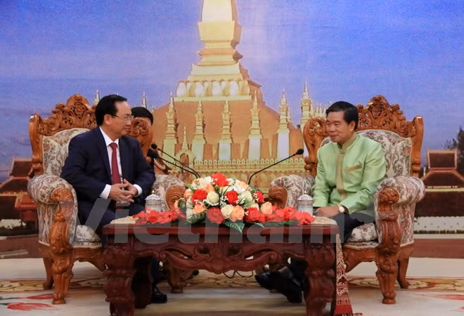 Capitales de Vietnam y Laos refuerzan nexos bilaterales ảnh 1