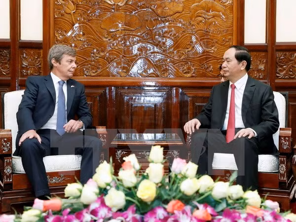 Presidente de Vietnam aspira a elevar intercambio comercial con Argentina ảnh 1 Presidente de Vietnam aspira a elevar intercambio comercial con Argentina ảnh 1