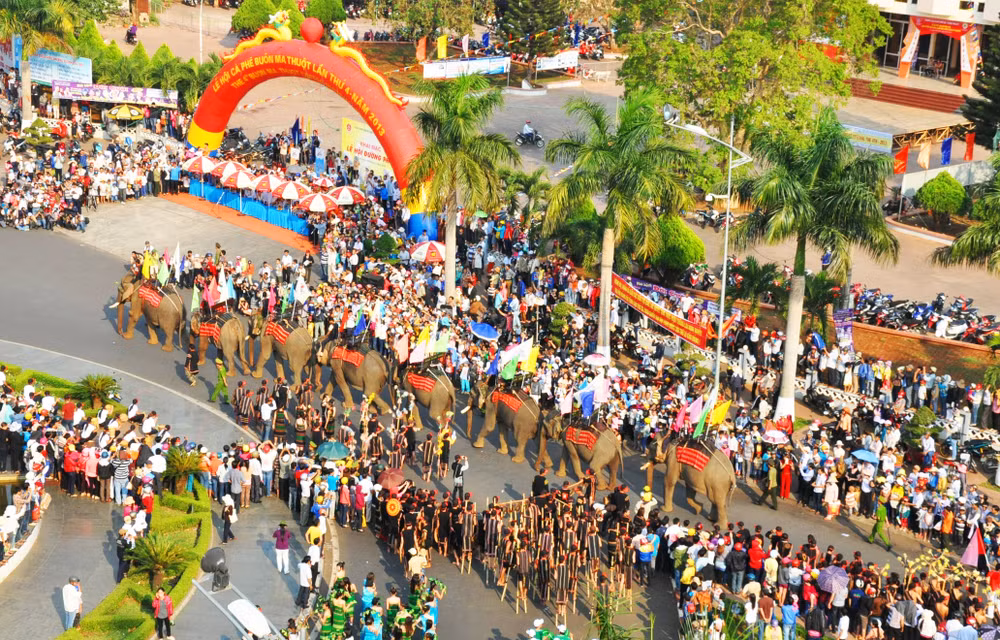 Presentarán café y cultura de gongs en festivales en provincia de Dak Lak ảnh 1