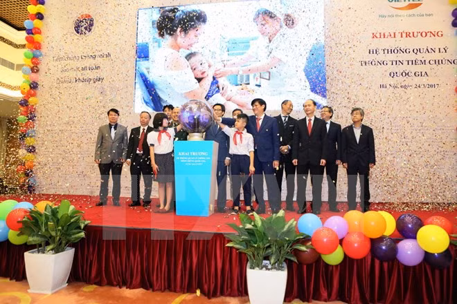 Ponen en operación en Vietnam sistema nacional de gestión de vacunación ảnh 1 Ponen en operación en Vietnam sistema nacional de gestión de vacunación ảnh 1