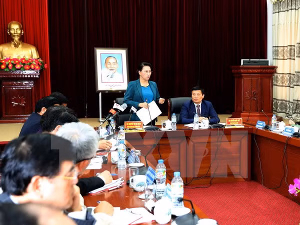 Presidenta parlamentaria de Vietnam visita provincia norteña de Lai Chau ảnh 1