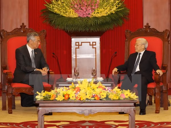 Proponen fortalecer cooperación partidista Vietnam-Singapur ảnh 1
