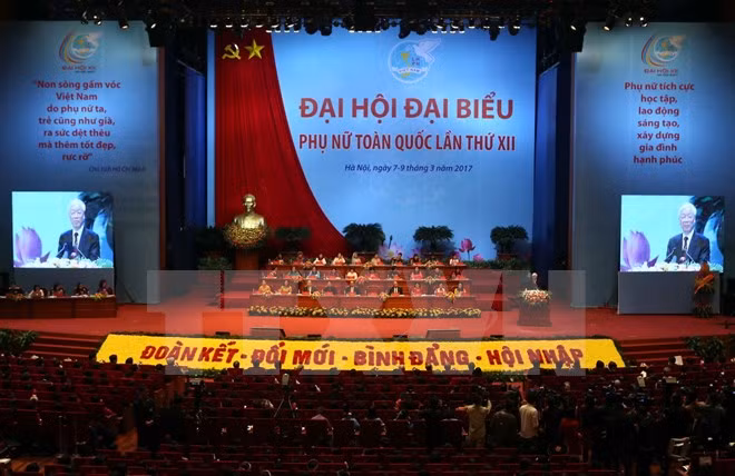 Inauguran en Vietnam el XII Congreso Nacional de las Mujeres ảnh 1 Inauguran en Vietnam el XII Congreso Nacional de las Mujeres ảnh 1