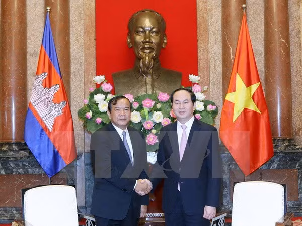 Vietnam y Camboya se comprometen a consolidar la solidaridad en ASEAN ảnh 1